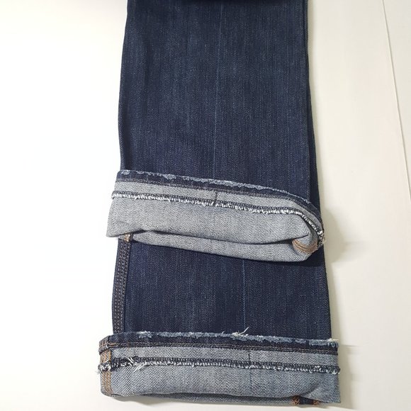 Women's 7FOR ALL MANKIND Boot Cut Jeans Size 32 Blue - Picture 11 of 12